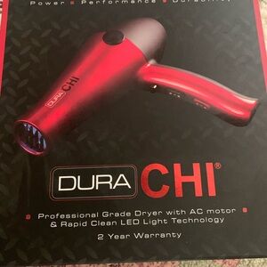 Dura CHI Metallic Red Hair Dryer